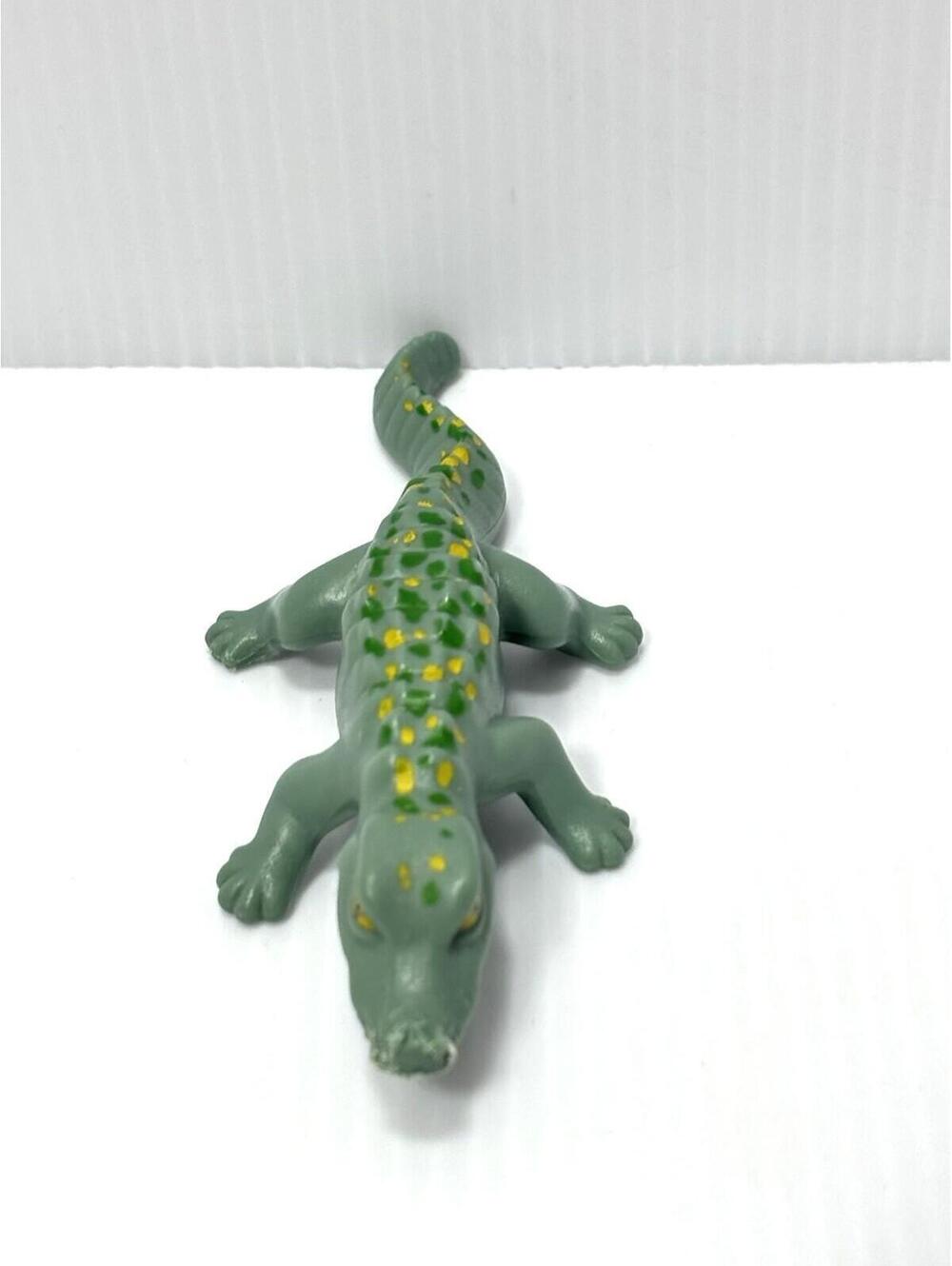 Green Alligator Crocodile Toy Figure - Playmobil Reptile Animal - As Is Damaged